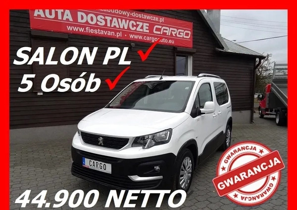 samochody osobowe Peugeot Rifter cena 44900 przebieg: 185000, rok produkcji 2018 z Białystok